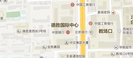 德胜国际中心地图